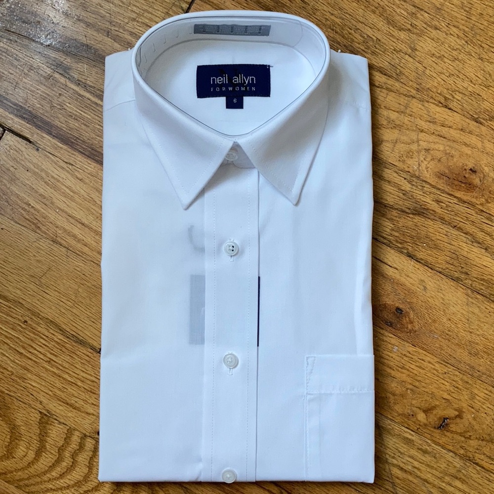 NWT Neil Allyn Button-Down dress shirt - 6